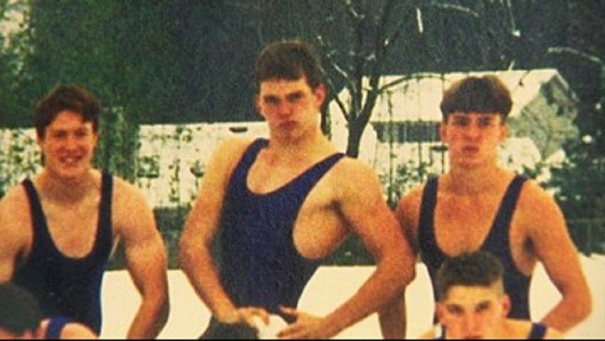 Chris Pratt in wrestling clothes