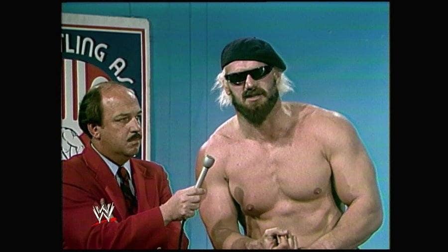 Jesse Ventura “the body” being interviewed.