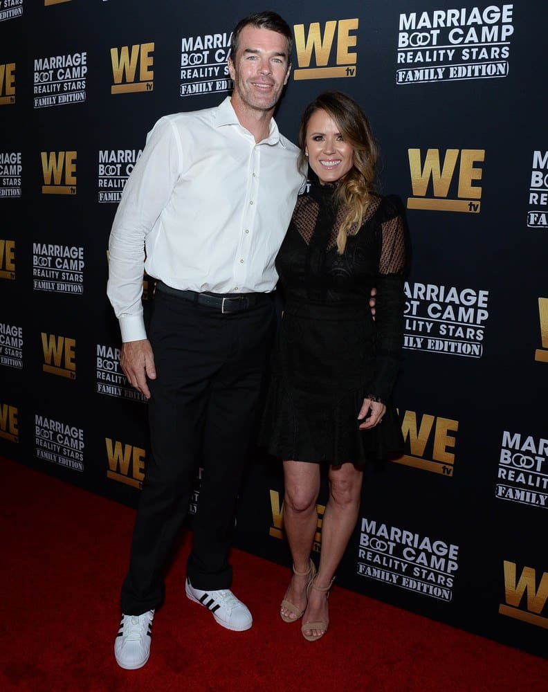 Trista Sutter with her husband Ryan Sutter, at an event in LA. 