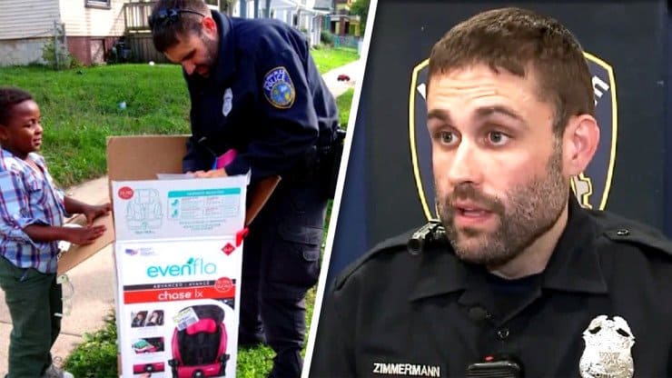 Officer Zimmerman and Andrella Jackson’s child