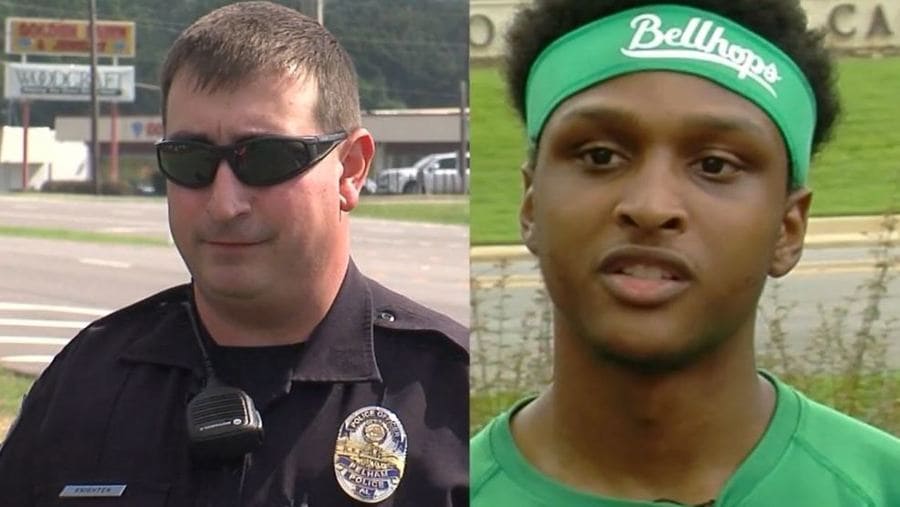 Officer Mark Knighten and Walter Carr