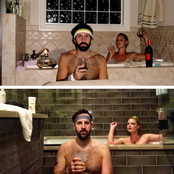Katherine Heigl and Josh Kelley 
