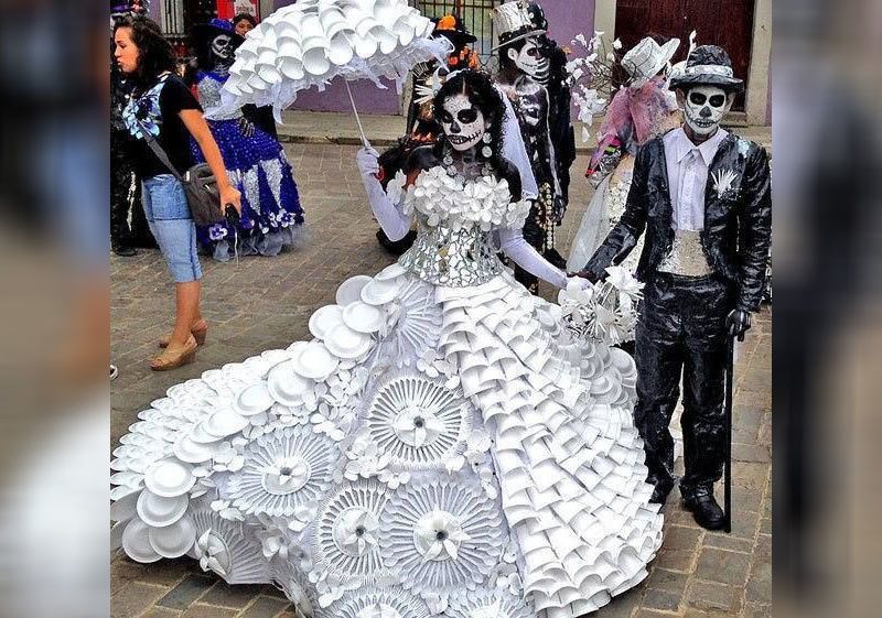women in a wedding dress