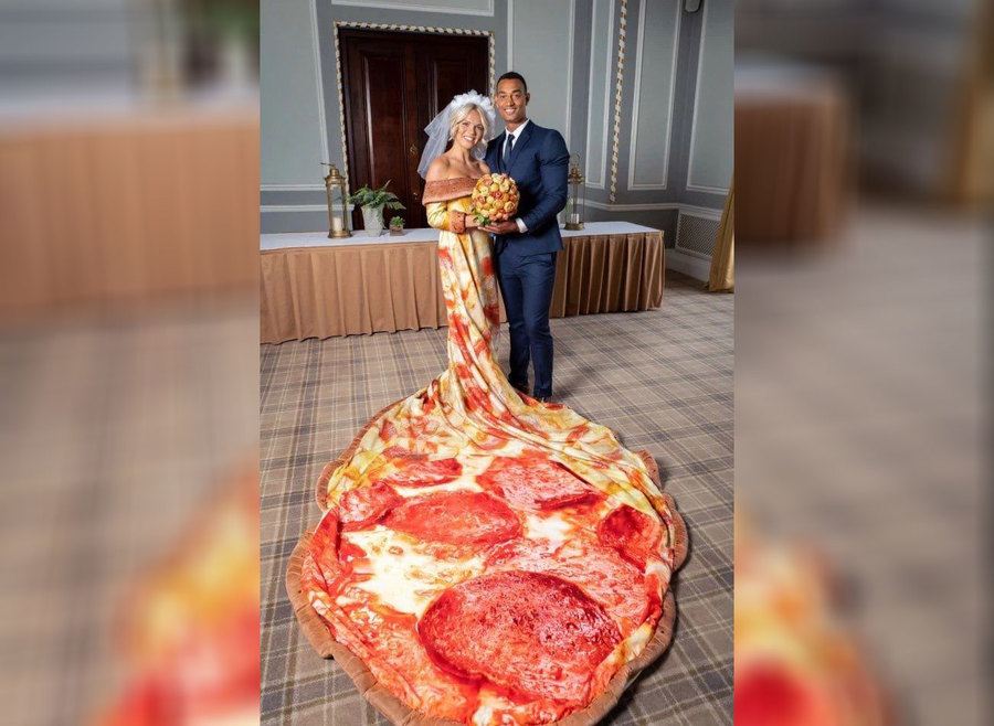 Pizza Wedding Dress