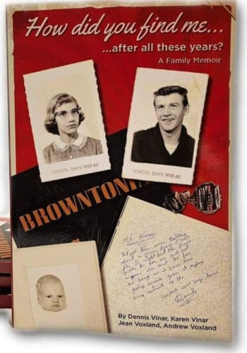 Photograph of their book cover. 