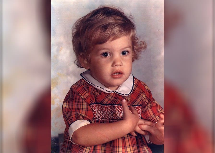 Faith Hill as a baby. 