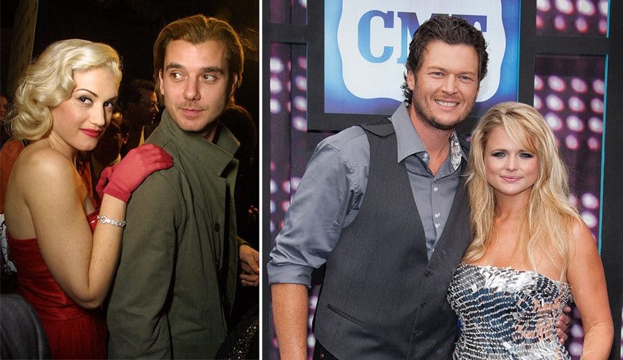 Gwen Stefani and Gavin Rossdale. 2001 BMG Post Grammy Party / Blake Shelton and Miranda Lambert