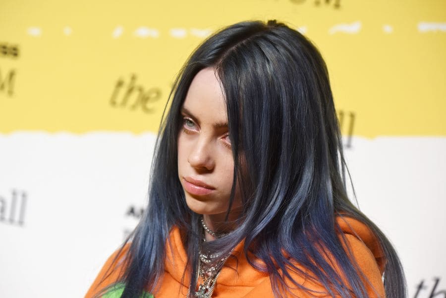 Billie Eilish at The Yellow Ball in 2018.