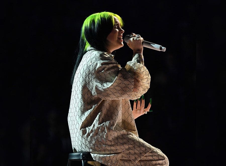 Billie Eilish was performing at the Grammys in 2020.