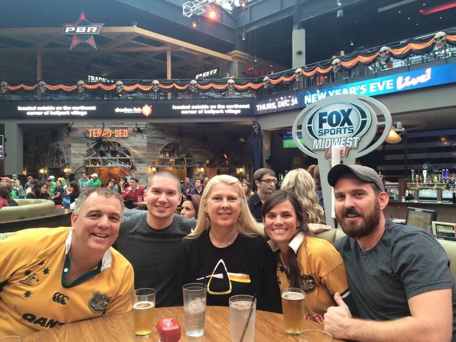 Henry Glendening, Kasey Bergh, and friends