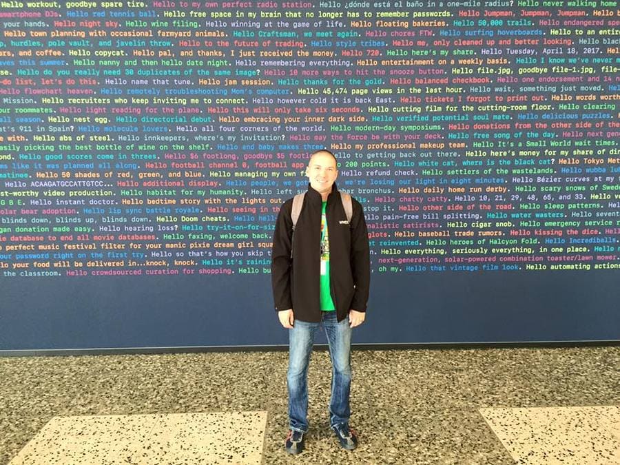 Henry Glendening at the Apple's World Wide Developer Conference