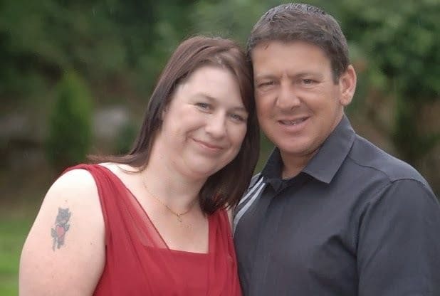 Samantha Lamb and her husband