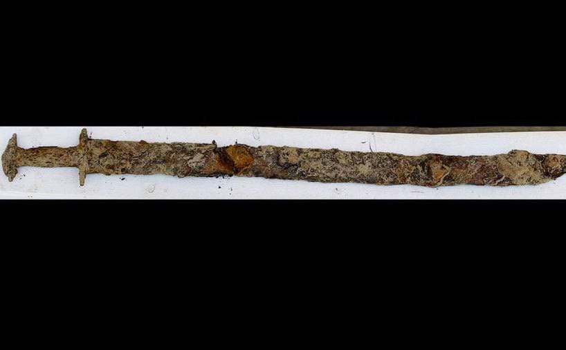 The sword found by Saga Vanecek