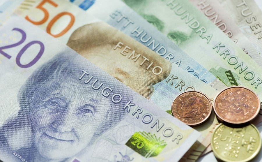 Some Swedish Krona banknotes