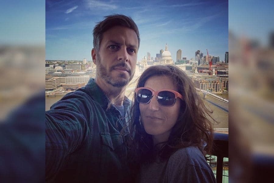 Mark and Zoe Folbigg traveling