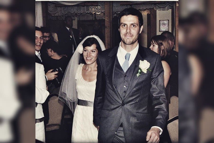 Mark and Zoe Folbigg wedding day