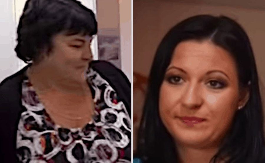 Photos of Kathy and Lana side by side