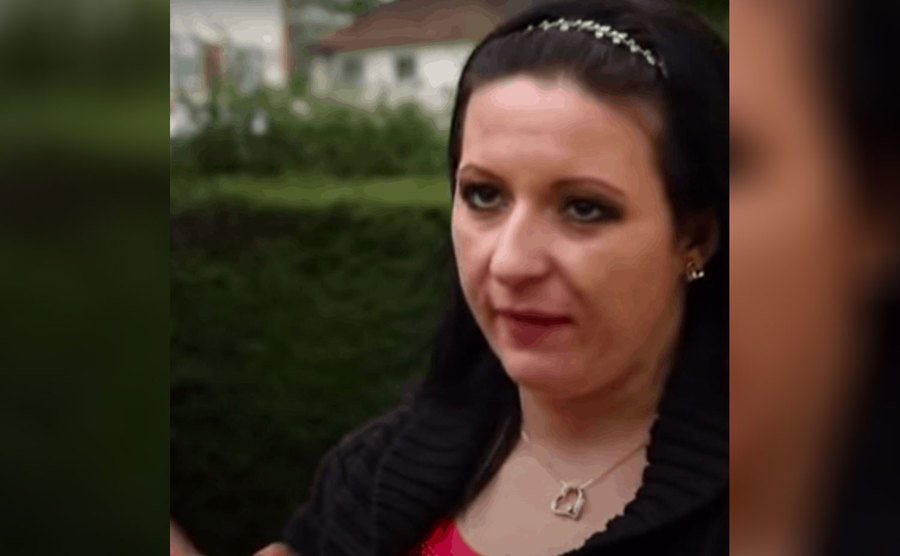 Lana tells the story in a TV interview