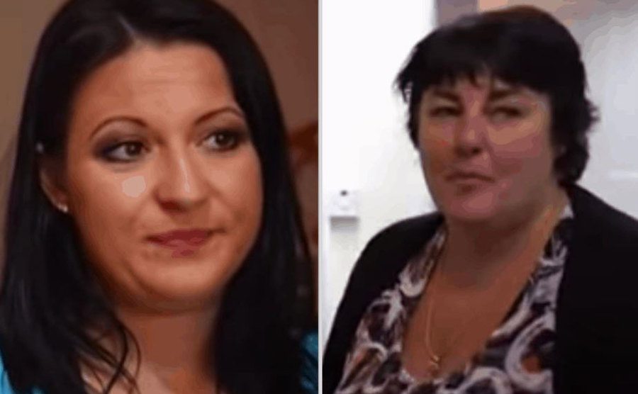 Lana and Kathy side by side