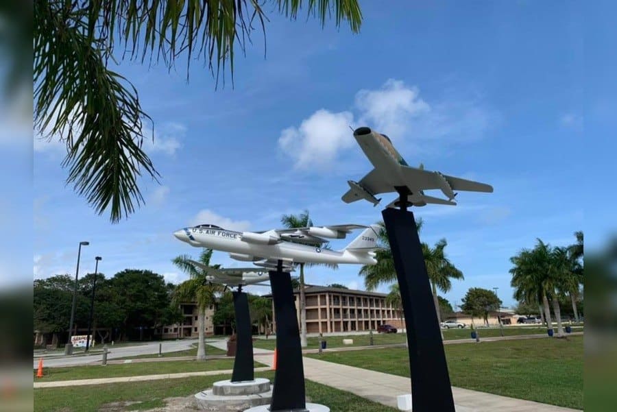 The entrance to Homestead Air Force Base