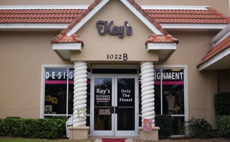 The front of Kay's new business