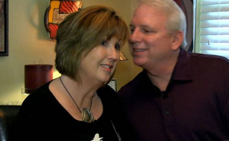 Kay and Marty appear on TV