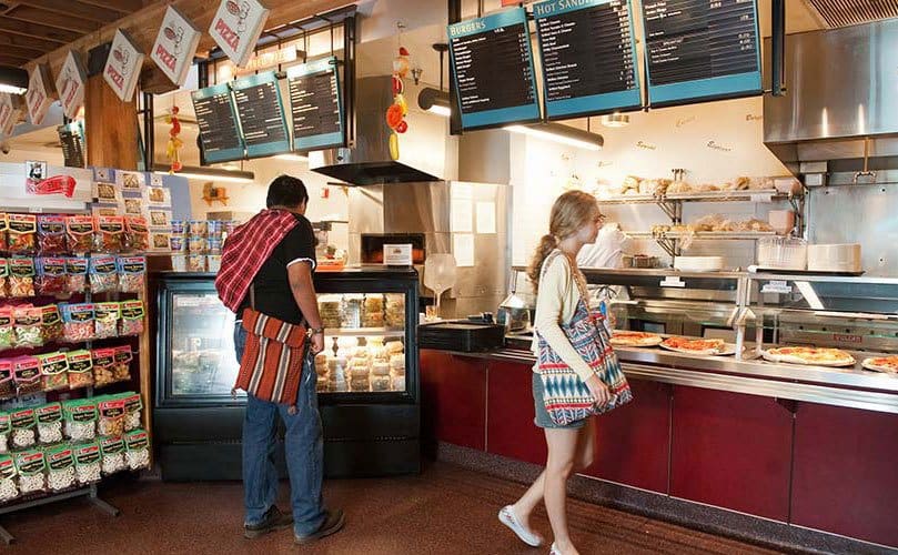 Occidental College cafeteria 