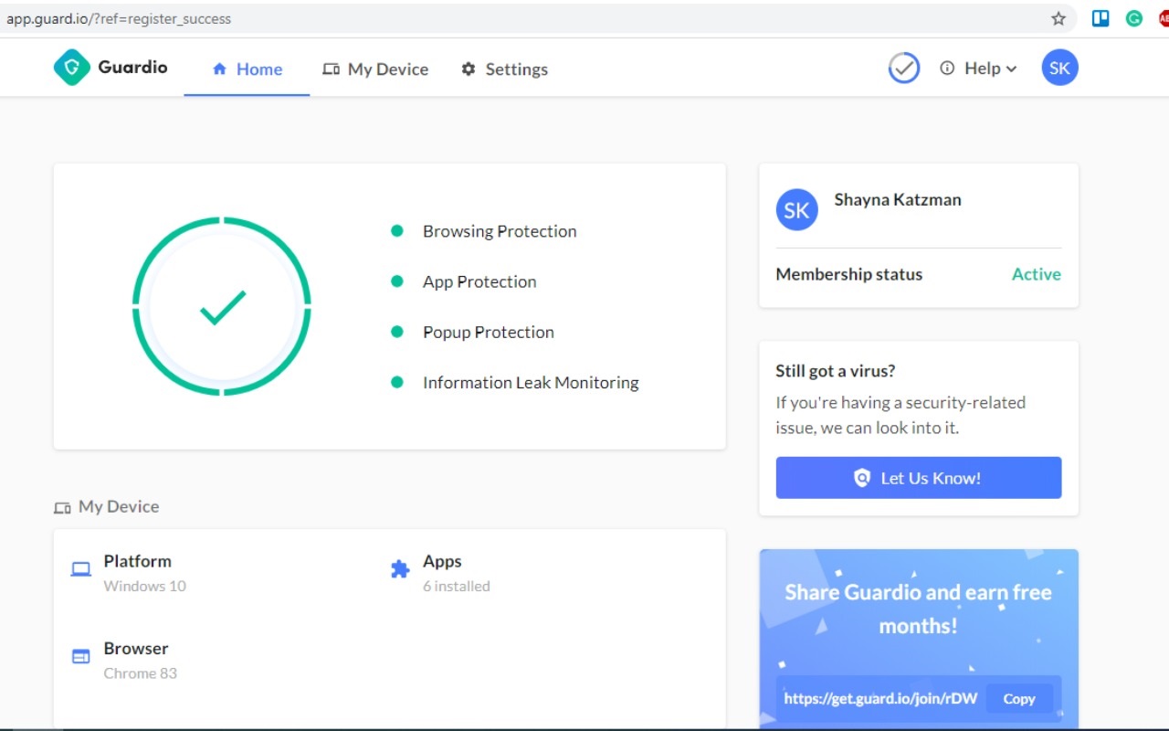 guard.io screenshot