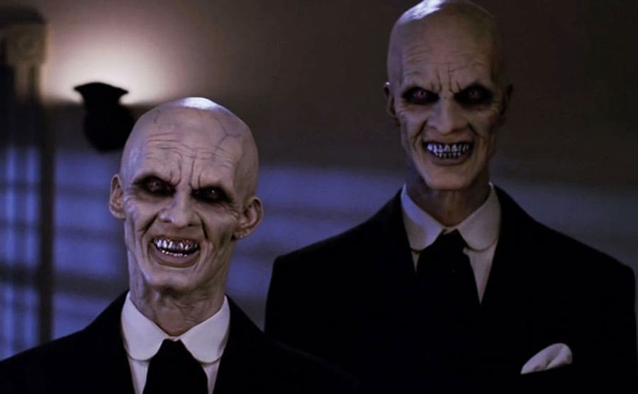 Doug Jones and Camden Toy as The Gentlemen in the episode Hush
