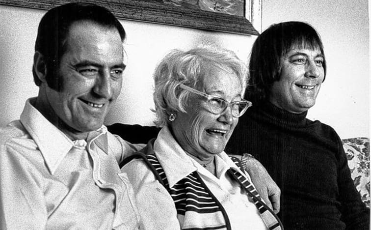 Jim Lewis, Lucille Cheney (Lewis’s mother), and Jim Springer