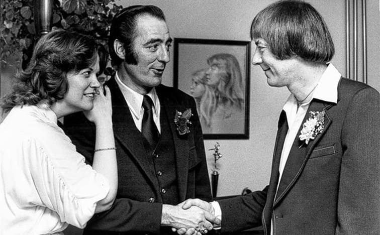 Jim Lewis and Jim Springer with Sandy Jacobs, Lewis’s wife