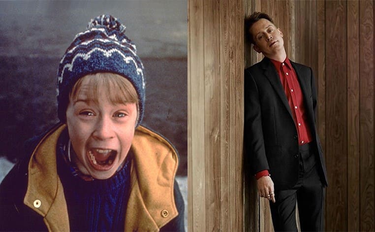 Macaulay Culkin screaming while looking upwards in Home Alone 2 / Macaulay Culkin