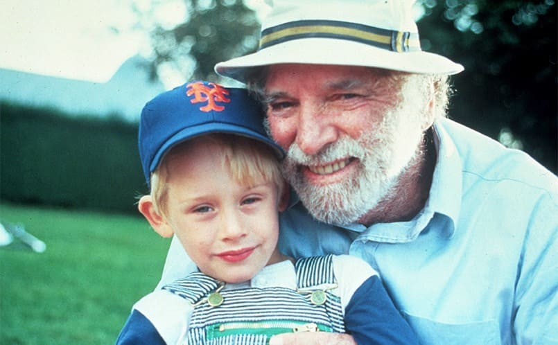 Macaulay Culkin and Burt Lancaster in 1988.