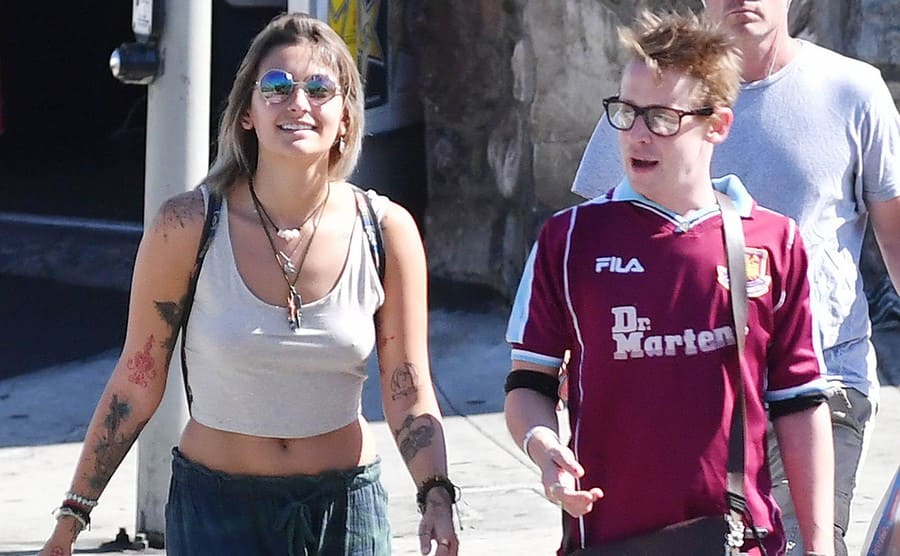Paris Jackson and Macaulay Culkin