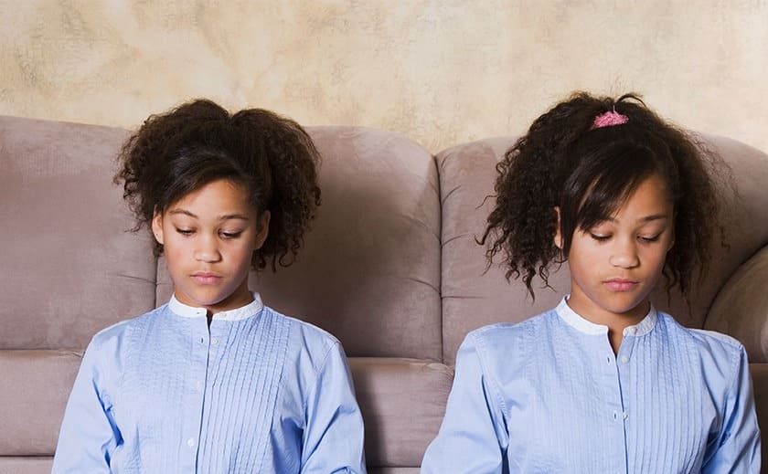 African American twins