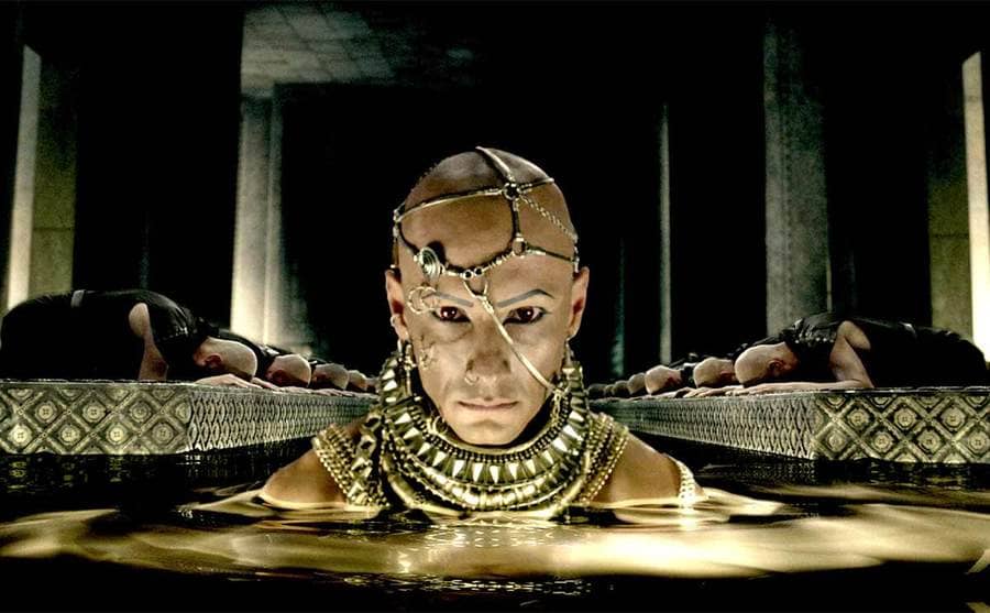 Rodrigo Santoro in Rise of an Empire wading through the water
