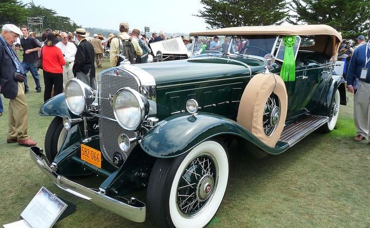 An antique car