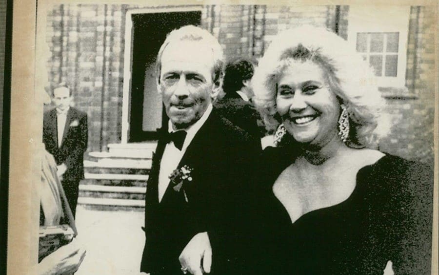 Paul Hogan and Noelene Edwards