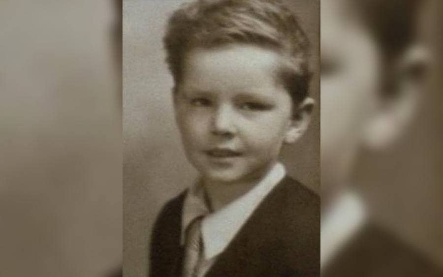 Jack Nicholson childhood photo
