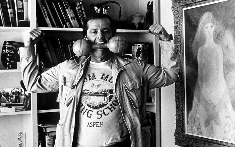 Jack Nicholson posing for the camera