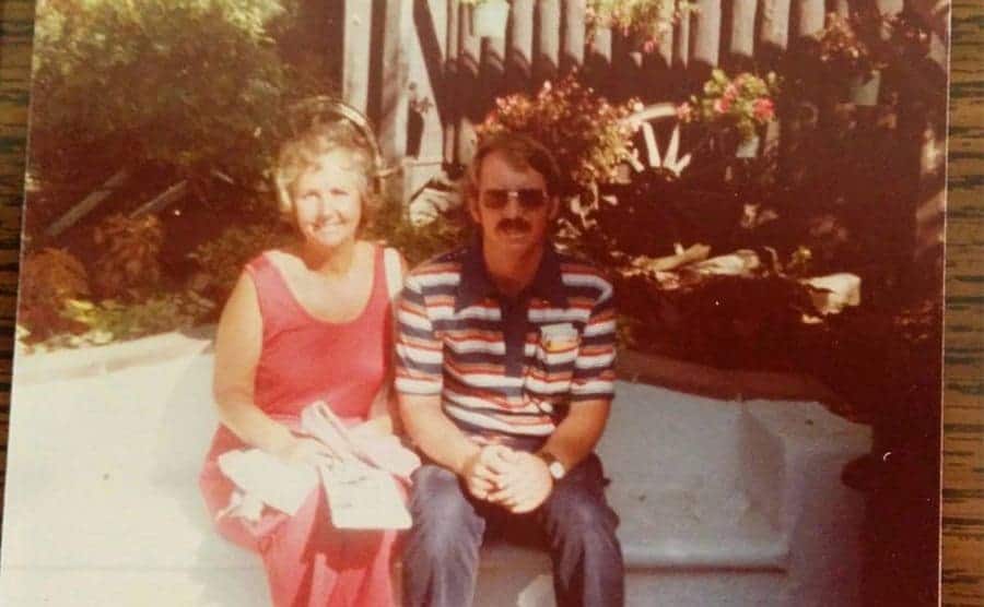 Larry Walters and his fiancée
