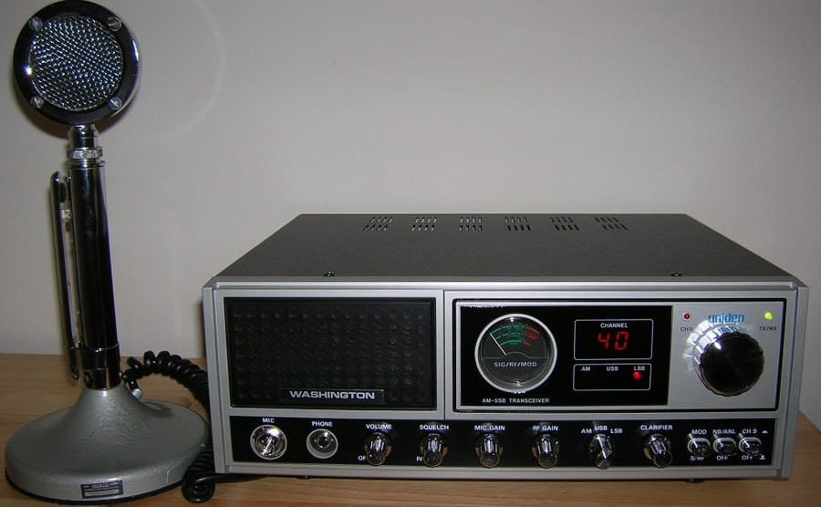 A citizens band radio