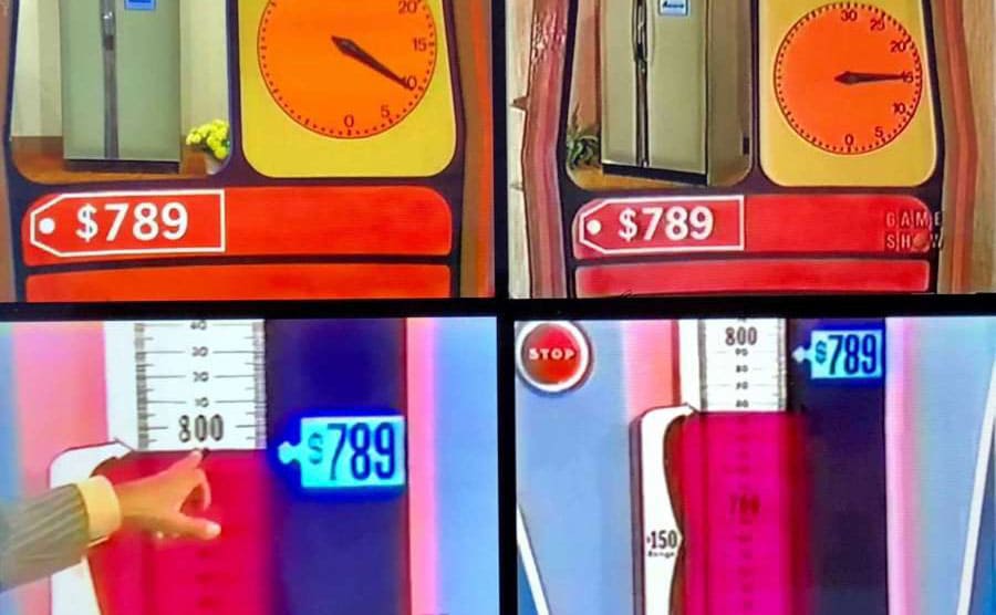 Four screenshots of the same product being used with the price of $749