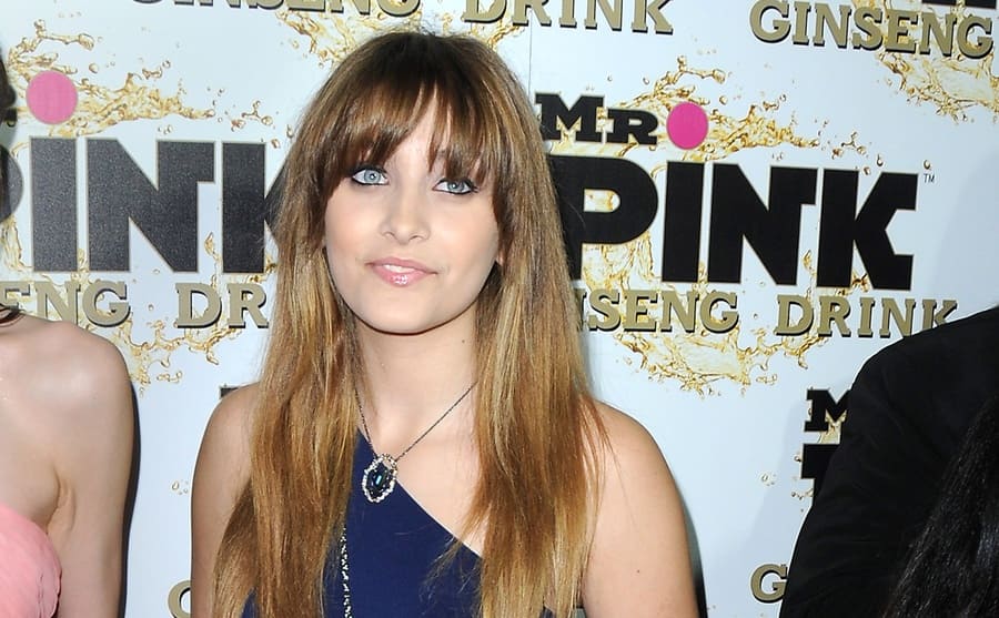 Paris Jackson on the red carpet in 2012