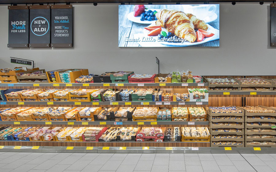Bread Section in Aldi