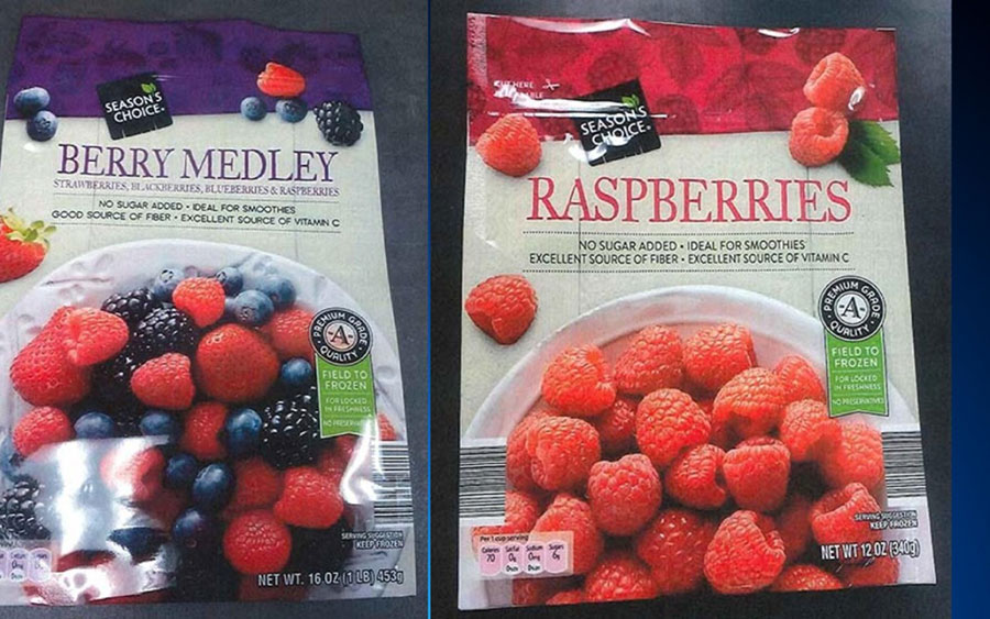 Frozen Fruits At Aldi's