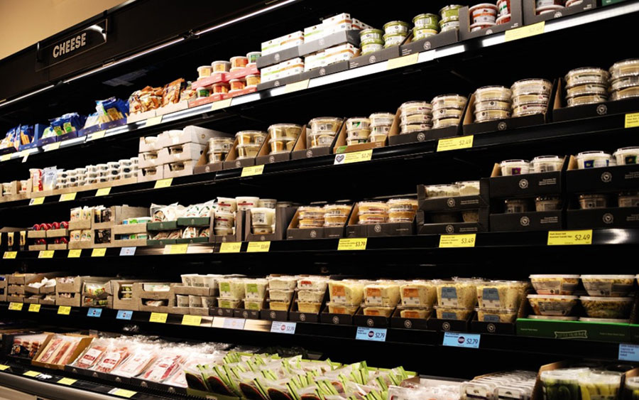 Cheese Section at Aldi's