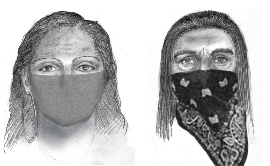 The Kidnappers’ sketches according to Sherri’s description