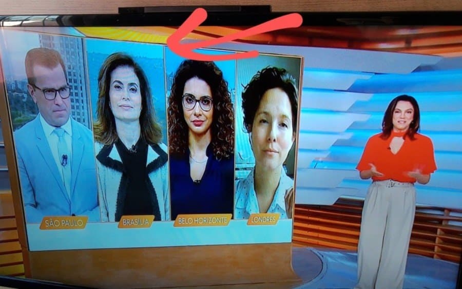 News Anchor and a panel of interviewers 