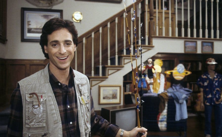 Bob Saget on the set of Full House